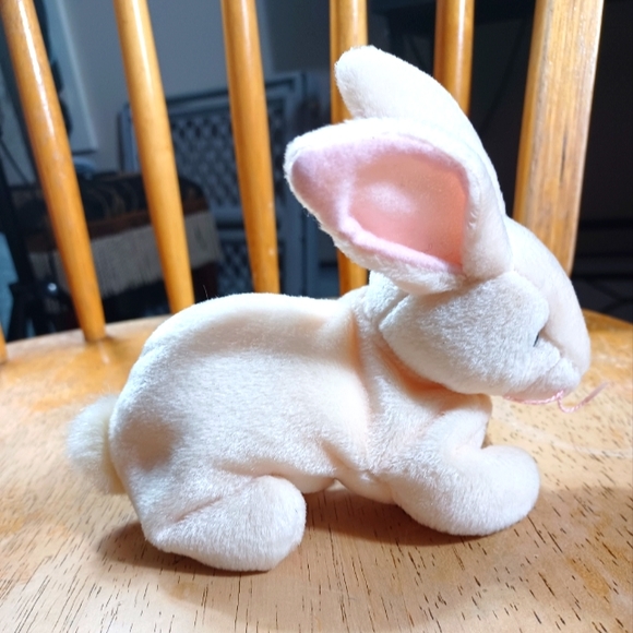 -Ty Beanie Babies Nibbler, Rabbit, Retired, Collectible, Nice Gift Plush - Picture 4 of 10